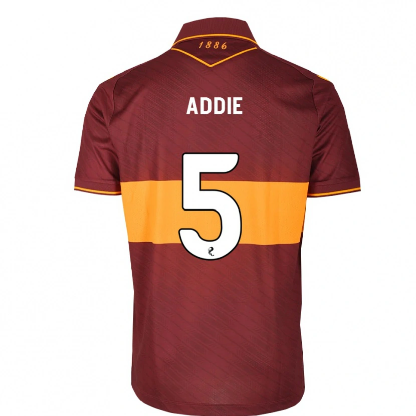 Danxen Niño Camiseta Jo Addie #5 Naranja Granate 2ª Equipación 2026/27 La Camisa México