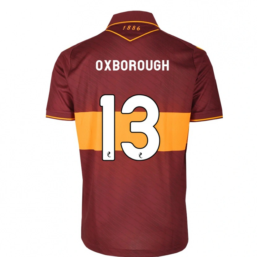 Danxen Niño Camiseta Aston Oxborough #13 Naranja Granate 2ª Equipación 2026/27 La Camisa México
