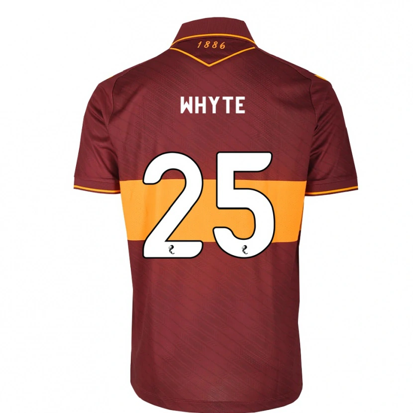 Danxen Niño Camiseta Olly Whyte #25 Naranja Granate 2ª Equipación 2026/27 La Camisa México