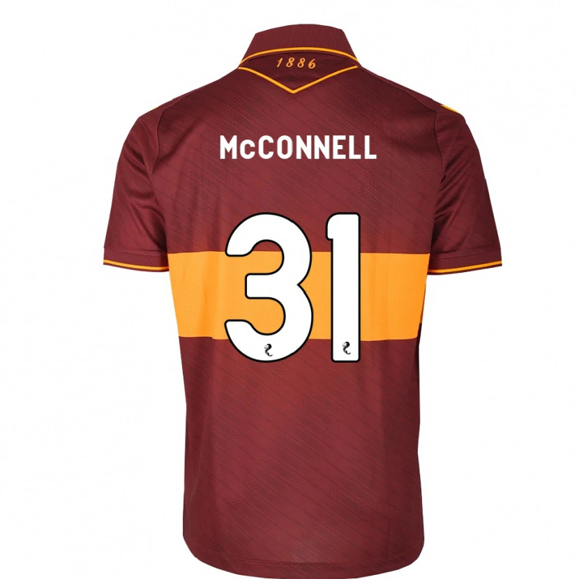Danxen Niño Camiseta Jack Mcconnell #31 Naranja Granate 2ª Equipación 2026/27 La Camisa México