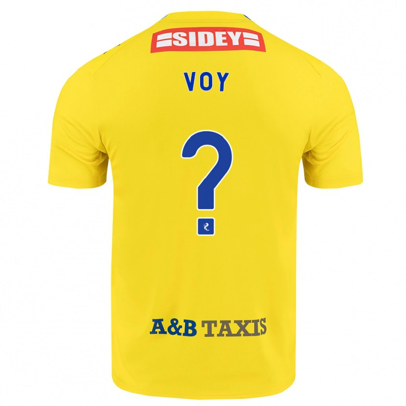 Danxen Niño Camiseta Cole Voy #0 Amarillo Azul Negro 2ª Equipación 2026/27 La Camisa México