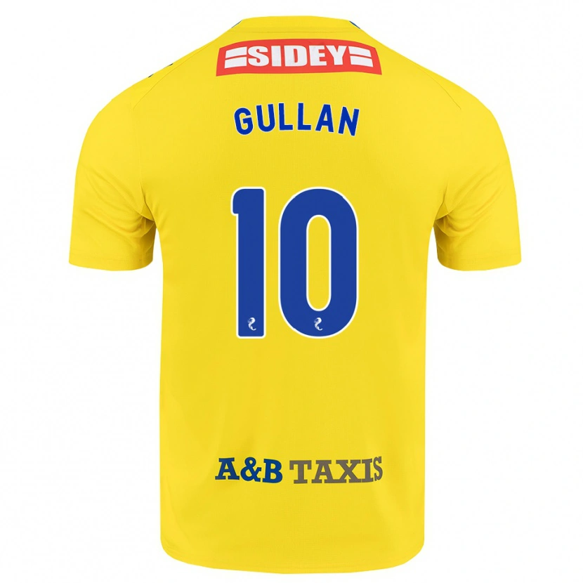 Danxen Niño Camiseta Jamie Gullan #10 Amarillo Azul Negro 2ª Equipación 2026/27 La Camisa México
