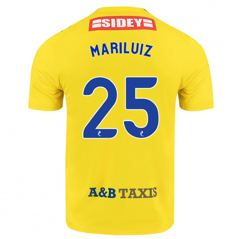 Danxen Niño Camiseta Mariluiz Sanchez #25 Amarillo Azul Negro 2ª Equipación 2026/27 La Camisa México