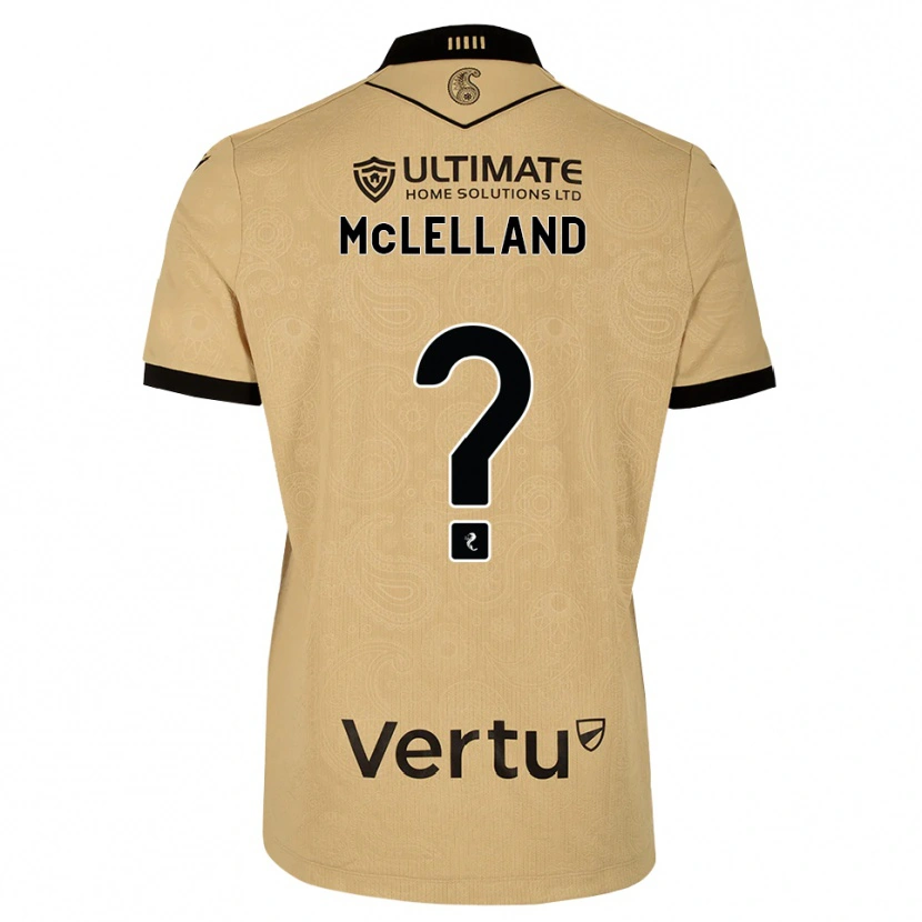 Danxen Niño Camiseta Kenzie Mclelland #0 Madera De Burlón Negro 2ª Equipación 2026/27 La Camisa México