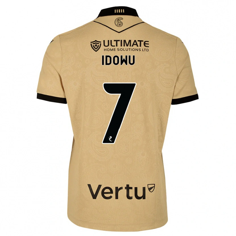 Danxen Niño Camiseta Roland Idowu #7 Madera De Burlón Negro 2ª Equipación 2026/27 La Camisa México