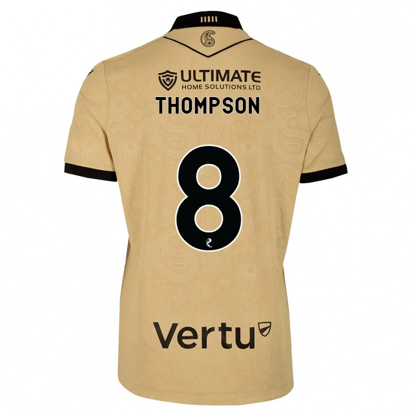 Danxen Niño Camiseta Struan Thompson #8 Madera De Burlón Negro 2ª Equipación 2026/27 La Camisa México
