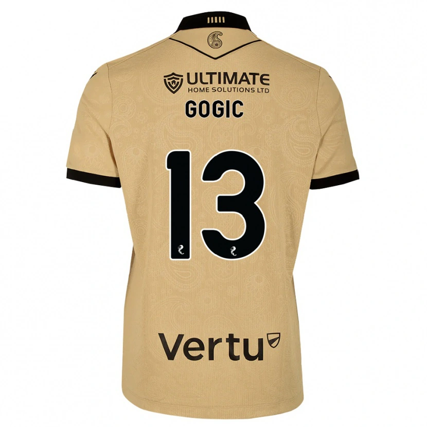 Danxen Niño Camiseta Alex Gogic #13 Madera De Burlón Negro 2ª Equipación 2026/27 La Camisa México