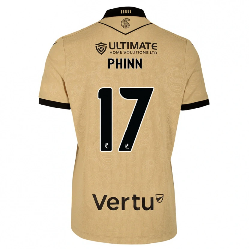 Danxen Niño Camiseta Shaun Phinn #17 Madera De Burlón Negro 2ª Equipación 2026/27 La Camisa México