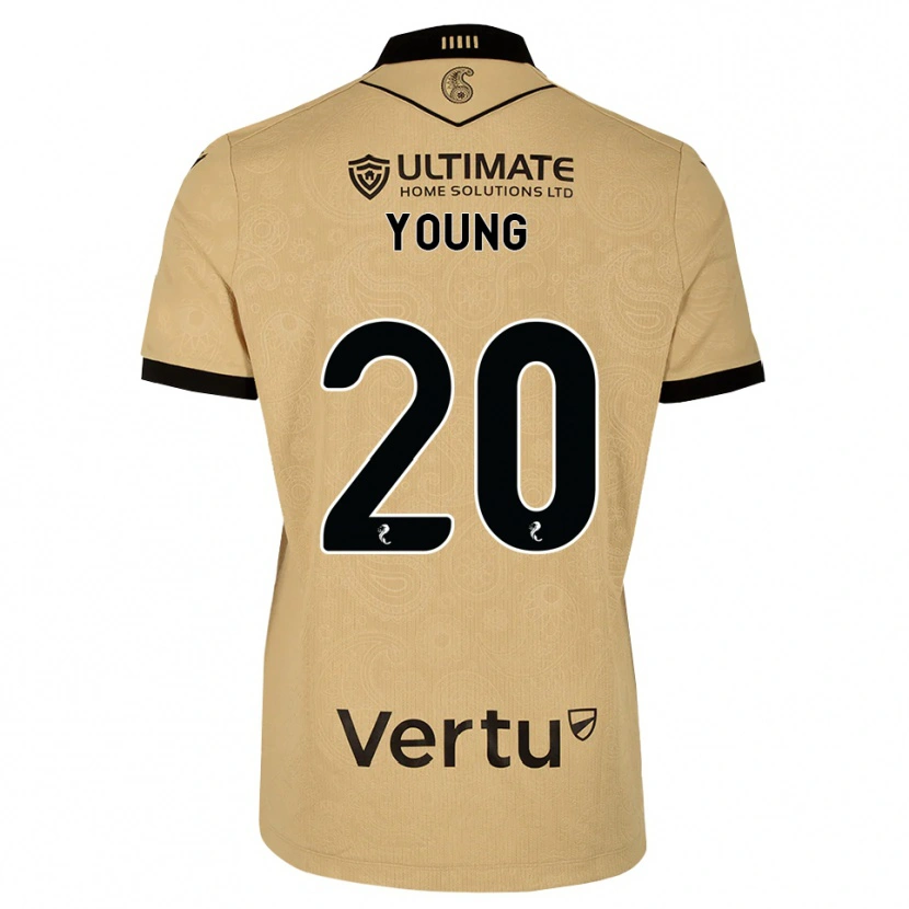 Danxen Niño Camiseta Jake Young #20 Madera De Burlón Negro 2ª Equipación 2026/27 La Camisa México