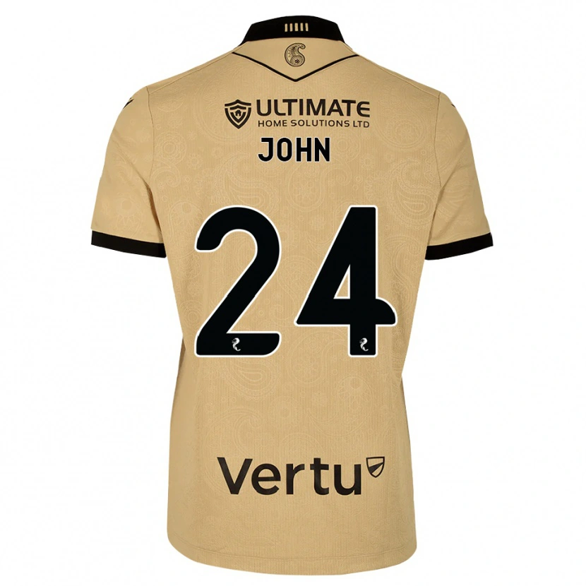 Danxen Niño Camiseta Declan John #24 Madera De Burlón Negro 2ª Equipación 2026/27 La Camisa México