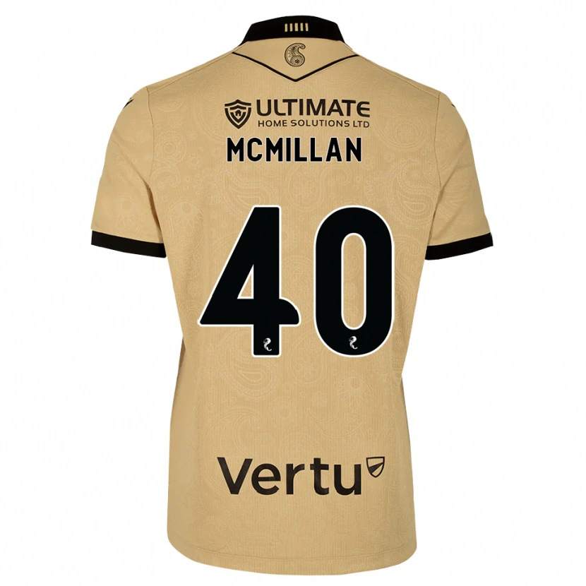 Danxen Niño Camiseta Caiden Mcmillan #40 Madera De Burlón Negro 2ª Equipación 2026/27 La Camisa México