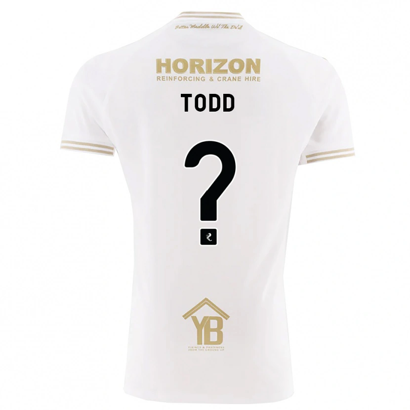 Danxen Niño Camiseta Shannon Todd #0 Trigo Blanco 2ª Equipación 2026/27 La Camisa México