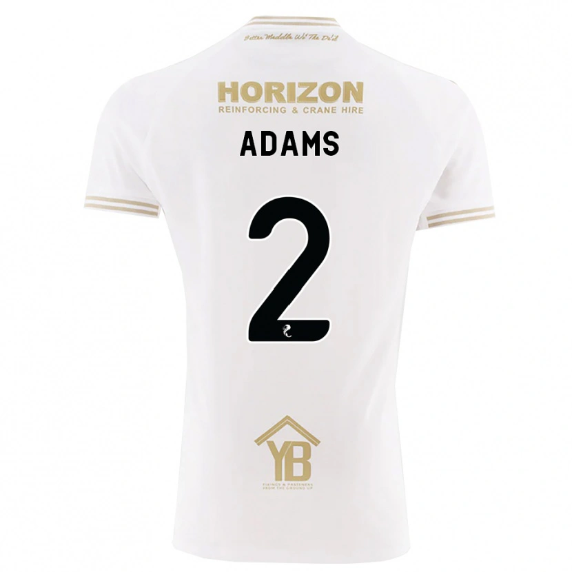 Danxen Niño Camiseta Keelan Adams #2 Trigo Blanco 2ª Equipación 2026/27 La Camisa México