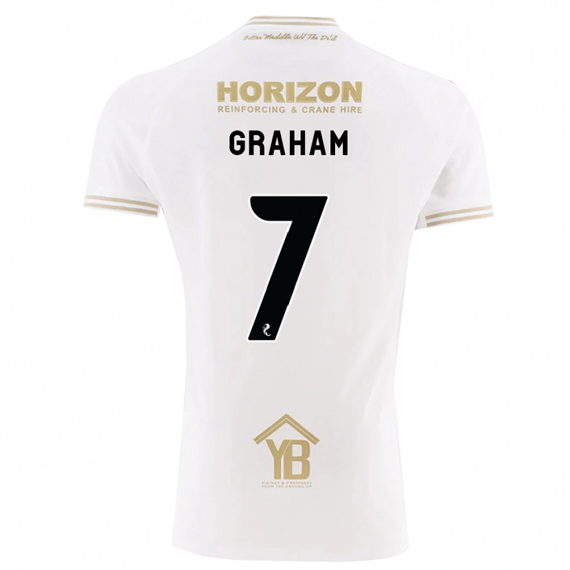 Danxen Niño Camiseta Brian Graham #7 Trigo Blanco 2ª Equipación 2026/27 La Camisa México