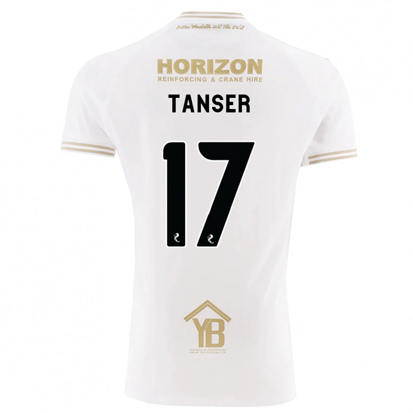 Danxen Niño Camiseta Scott Tanser #17 Trigo Blanco 2ª Equipación 2026/27 La Camisa México