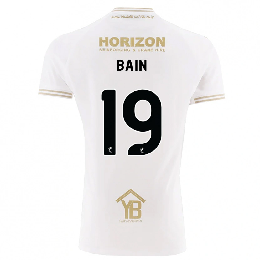 Danxen Niño Camiseta Scott Bain #19 Trigo Blanco 2ª Equipación 2026/27 La Camisa México
