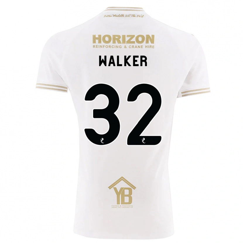 Danxen Niño Camiseta Rhys Walker #32 Trigo Blanco 2ª Equipación 2026/27 La Camisa México