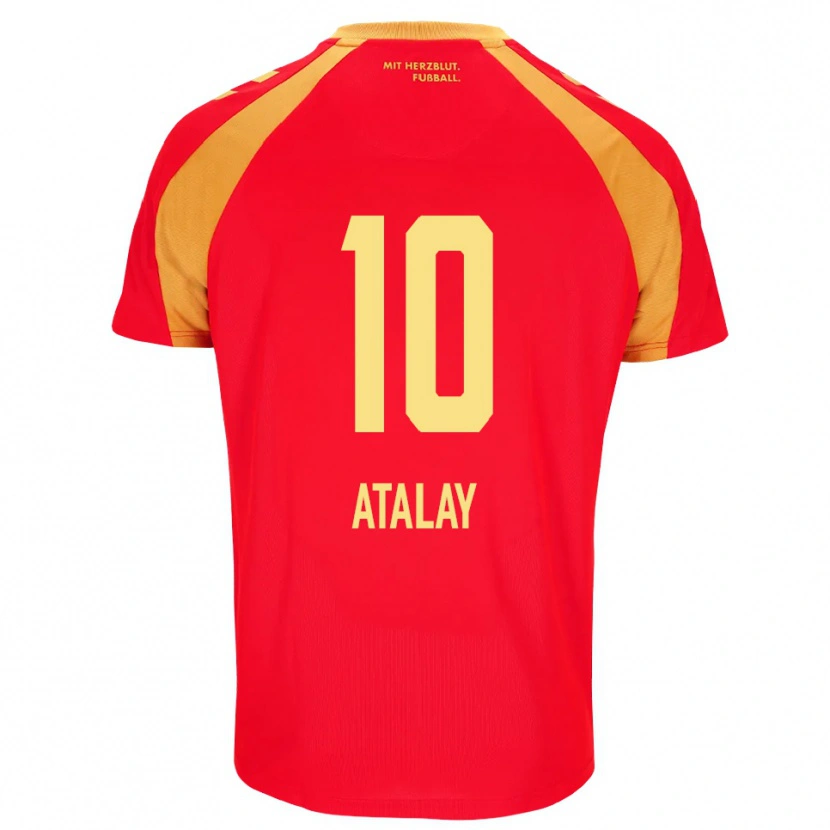 Danxen Niño Camiseta Ibrahim Atalay #10 Rojo Naranja Negro 2ª Equipación 2026/27 La Camisa México