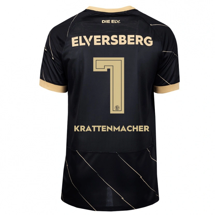 Danxen Niño Camiseta Maurice Krattenmacher #7 Negro Marrón 2ª Equipación 2026/27 La Camisa México