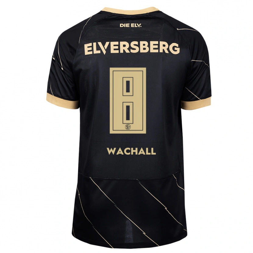 Danxen Niño Camiseta Tim Wachall #8 Negro Marrón 2ª Equipación 2026/27 La Camisa México