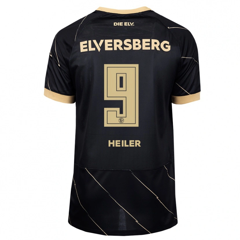 Danxen Niño Camiseta Luca Heiler #9 Negro Marrón 2ª Equipación 2026/27 La Camisa México