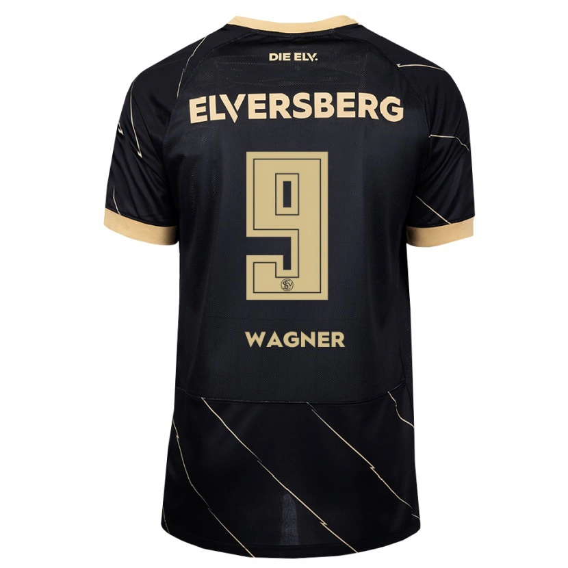 Danxen Niño Camiseta Anna Wagner #9 Negro Marrón 2ª Equipación 2026/27 La Camisa México