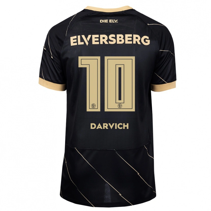Danxen Niño Camiseta Noah Darvich #10 Negro Marrón 2ª Equipación 2026/27 La Camisa México