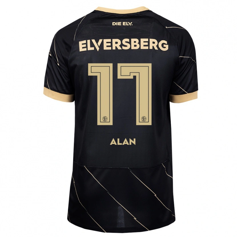 Danxen Niño Camiseta Alan Rodriguez #17 Negro Marrón 2ª Equipación 2026/27 La Camisa México