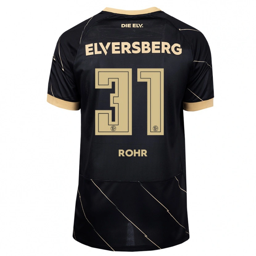 Danxen Niño Camiseta Maximilian Rohr #31 Negro Marrón 2ª Equipación 2026/27 La Camisa México