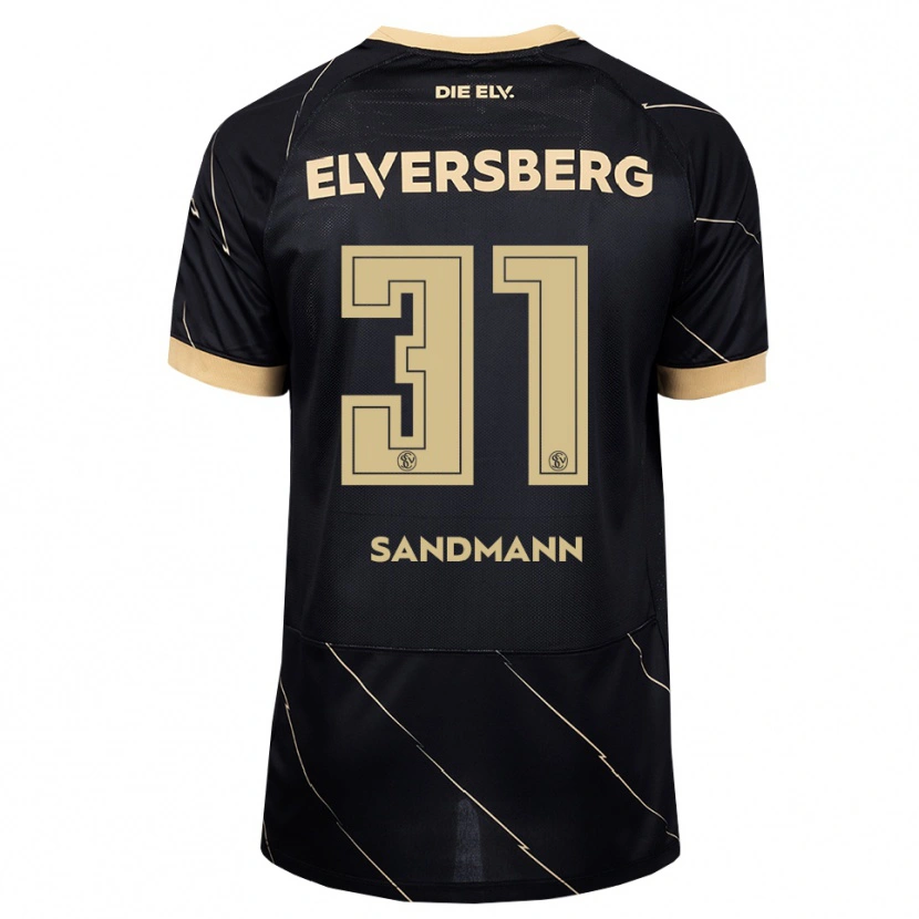 Danxen Niño Camiseta Amanda Sandmann #31 Negro Marrón 2ª Equipación 2026/27 La Camisa México