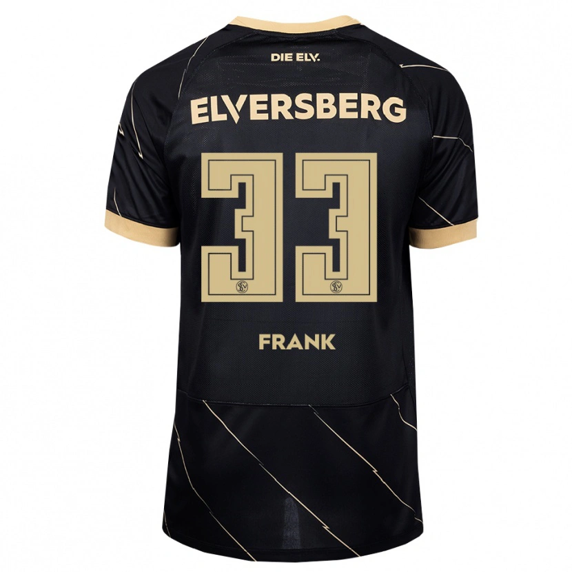 Danxen Niño Camiseta Ronja Frank #33 Negro Marrón 2ª Equipación 2026/27 La Camisa México