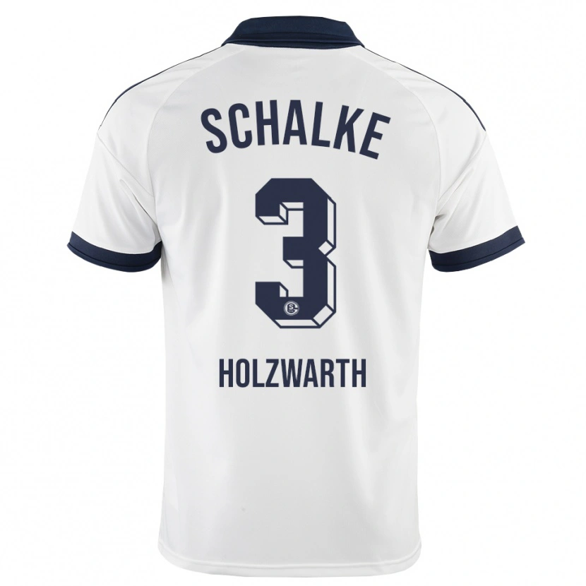 Danxen Niño Camiseta Luc Holzwarth #3 Negro Blanco 2ª Equipación 2026/27 La Camisa México