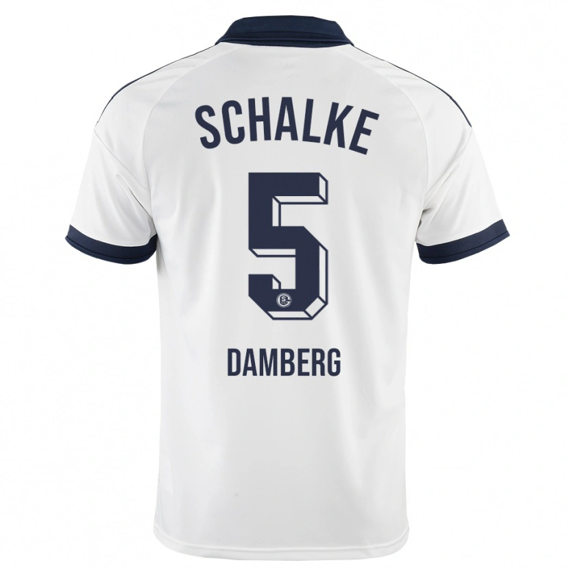 Danxen Niño Camiseta Niclas Damberg #5 Negro Blanco 2ª Equipación 2026/27 La Camisa México