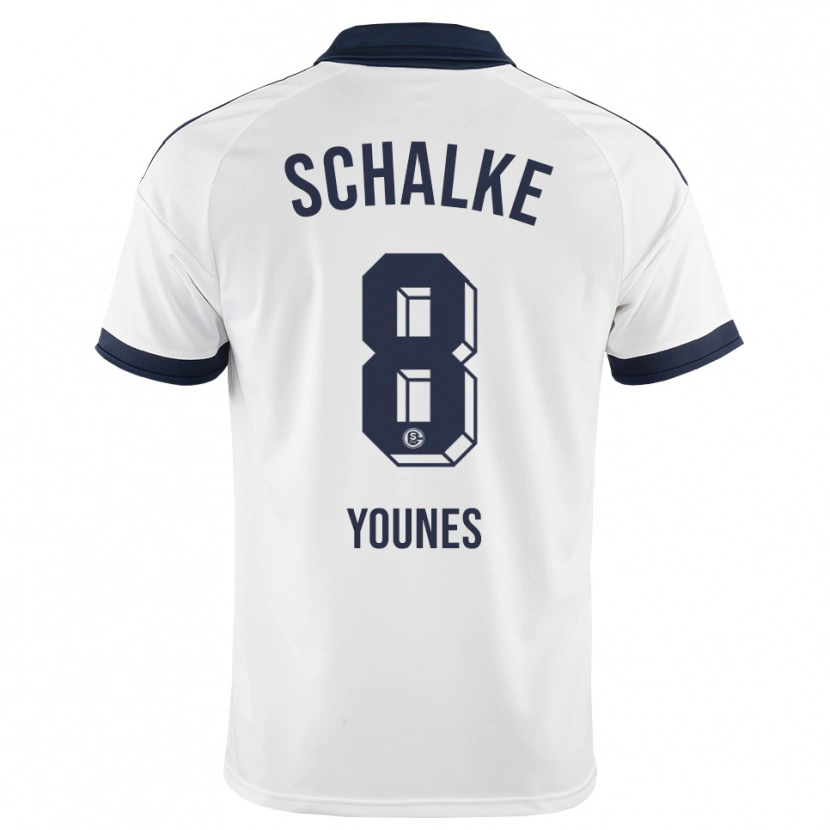 Danxen Niño Camiseta Amin Younes #8 Negro Blanco 2ª Equipación 2026/27 La Camisa México