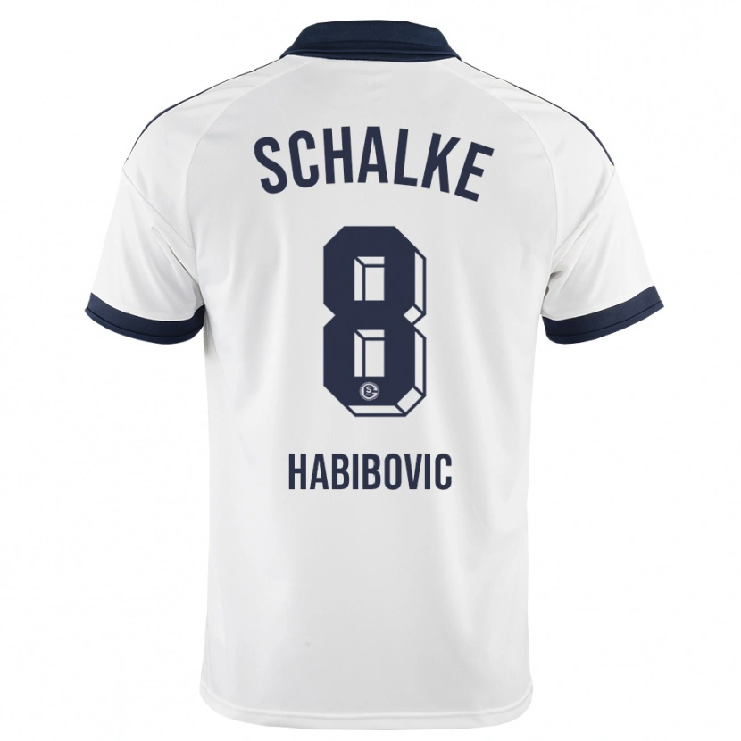 Danxen Niño Camiseta Edina Habibovic #8 Negro Blanco 2ª Equipación 2026/27 La Camisa México