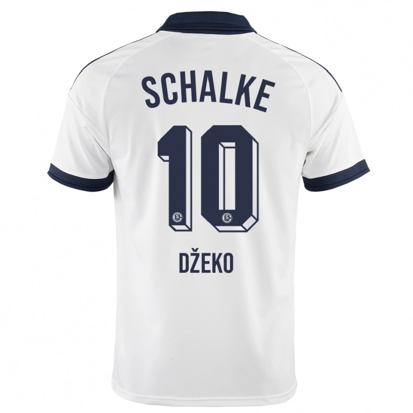 Danxen Niño Camiseta Edin Dzeko #10 Negro Blanco 2ª Equipación 2026/27 La Camisa México