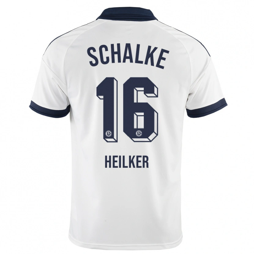 Danxen Niño Camiseta Antonia Heilker #16 Negro Blanco 2ª Equipación 2026/27 La Camisa México