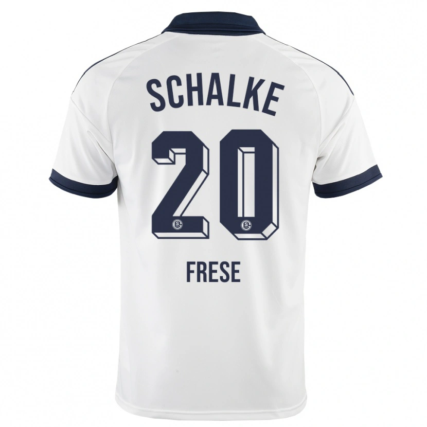 Danxen Niño Camiseta Niklas Frese #20 Negro Blanco 2ª Equipación 2026/27 La Camisa México