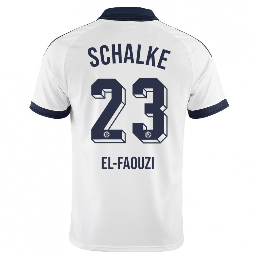 Danxen Niño Camiseta Soufiane El-Faouzi #23 Negro Blanco 2ª Equipación 2026/27 La Camisa México