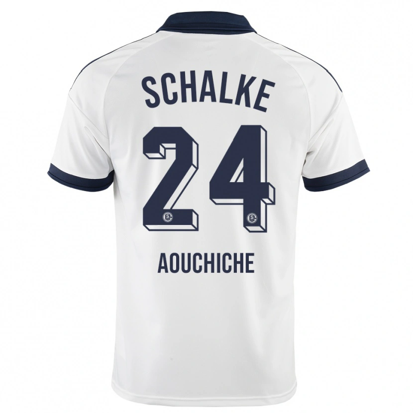 Danxen Niño Camiseta Adil Aouchiche #24 Negro Blanco 2ª Equipación 2026/27 La Camisa México