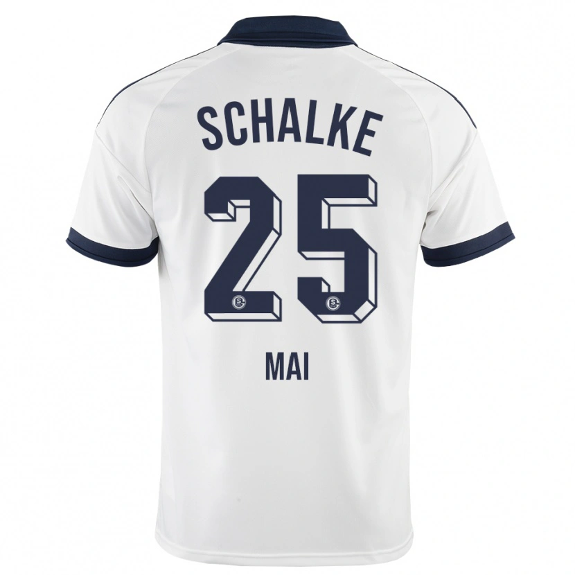 Danxen Niño Camiseta Carolin Mai #25 Negro Blanco 2ª Equipación 2026/27 La Camisa México