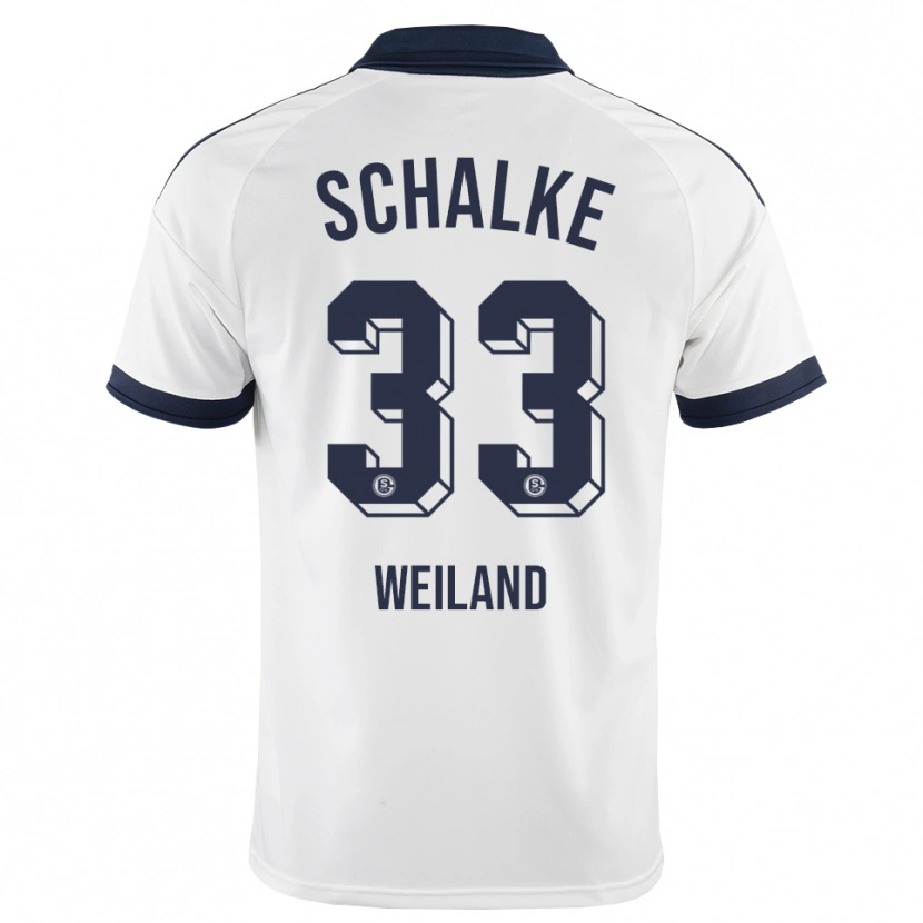 Danxen Niño Camiseta Max Weiland #33 Negro Blanco 2ª Equipación 2026/27 La Camisa México