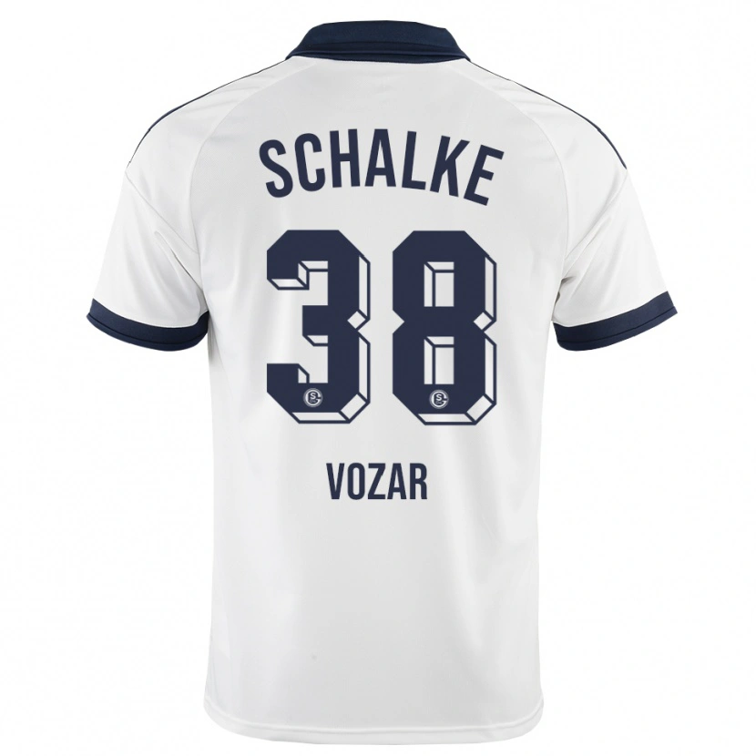 Danxen Niño Camiseta Luca Vozar #38 Negro Blanco 2ª Equipación 2026/27 La Camisa México