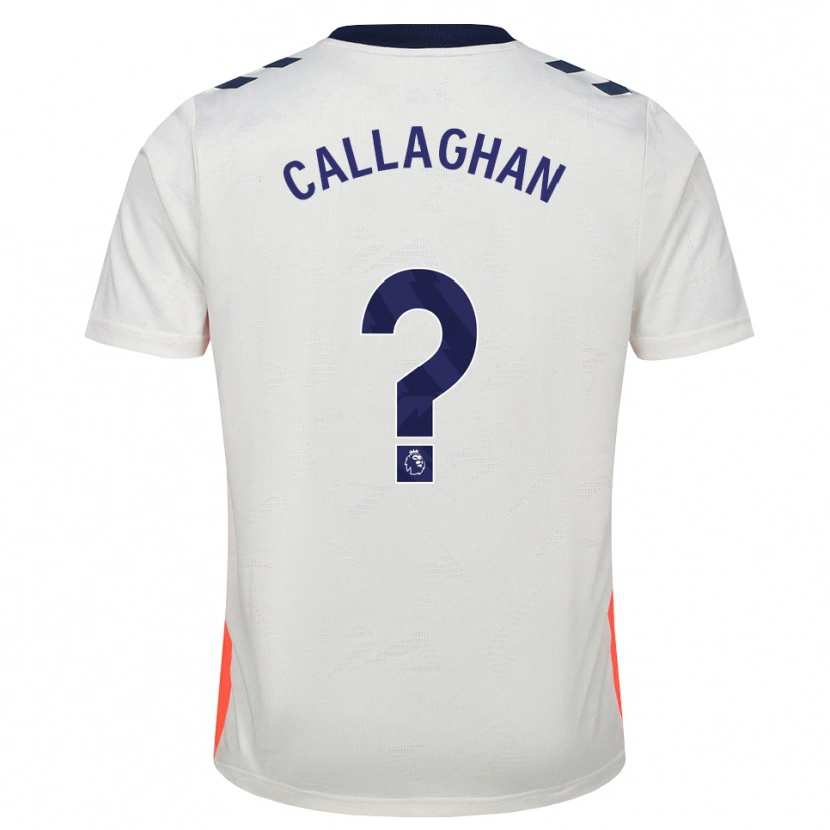Danxen Niño Camiseta Charlie Callaghan #0 Blanco Naranja Azul Real 2ª Equipación 2026/27 La Camisa México