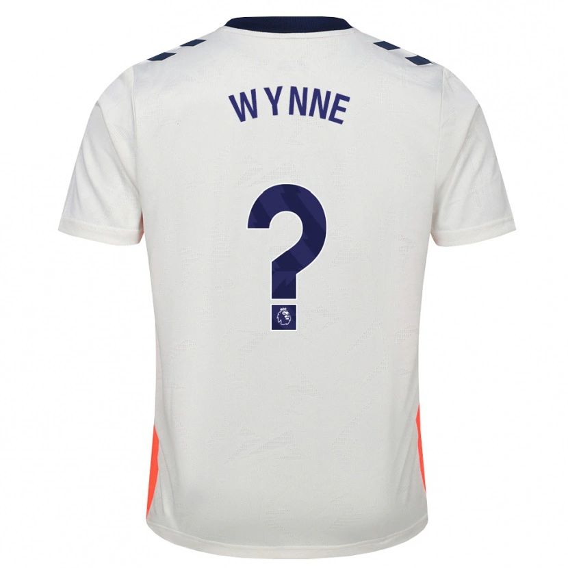 Danxen Niño Camiseta Joe Wynne #0 Blanco Naranja Azul Real 2ª Equipación 2026/27 La Camisa México