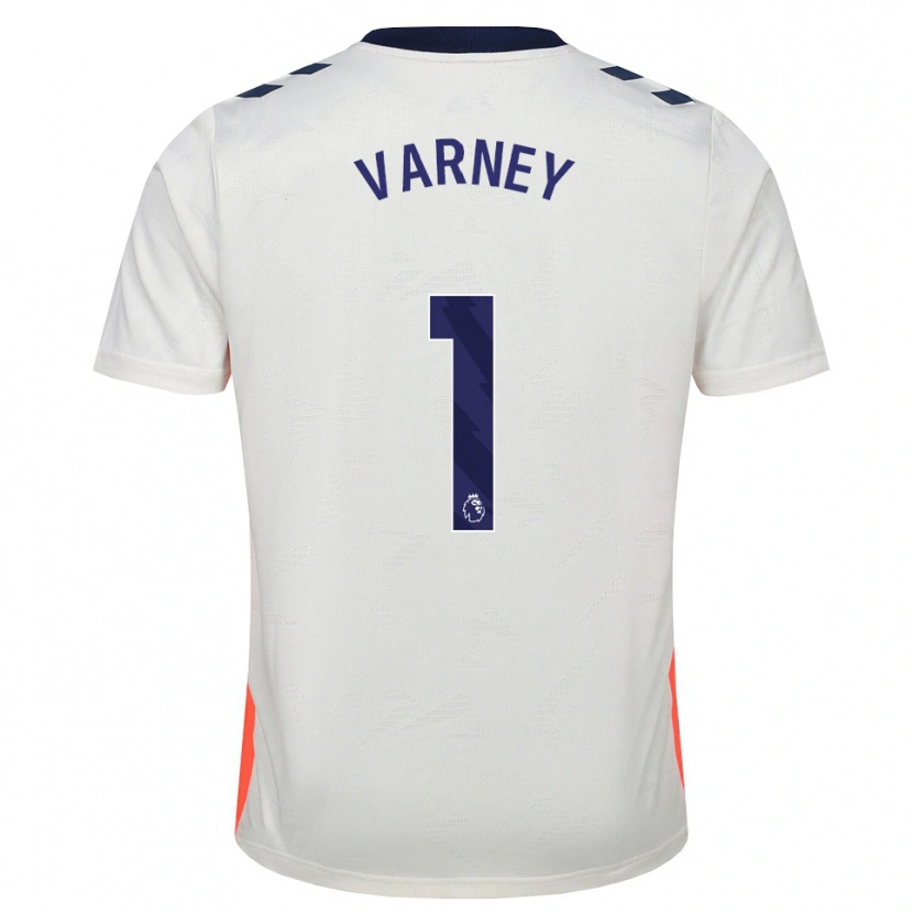 Danxen Niño Camiseta Oscar Varney #1 Blanco Naranja Azul Real 2ª Equipación 2026/27 La Camisa México