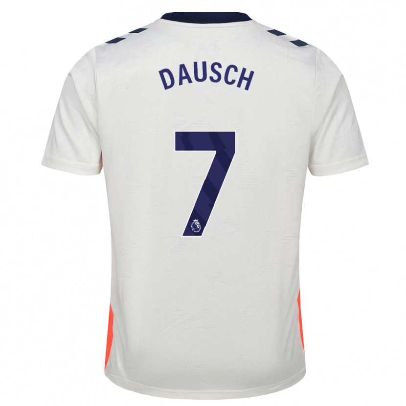 Danxen Niño Camiseta Aidan Dausch #7 Blanco Naranja Azul Real 2ª Equipación 2026/27 La Camisa México