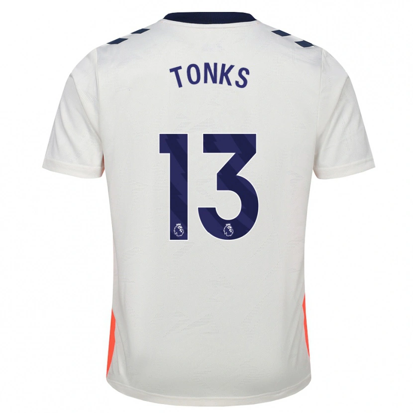 Danxen Niño Camiseta Harrison Tonks #13 Blanco Naranja Azul Real 2ª Equipación 2026/27 La Camisa México