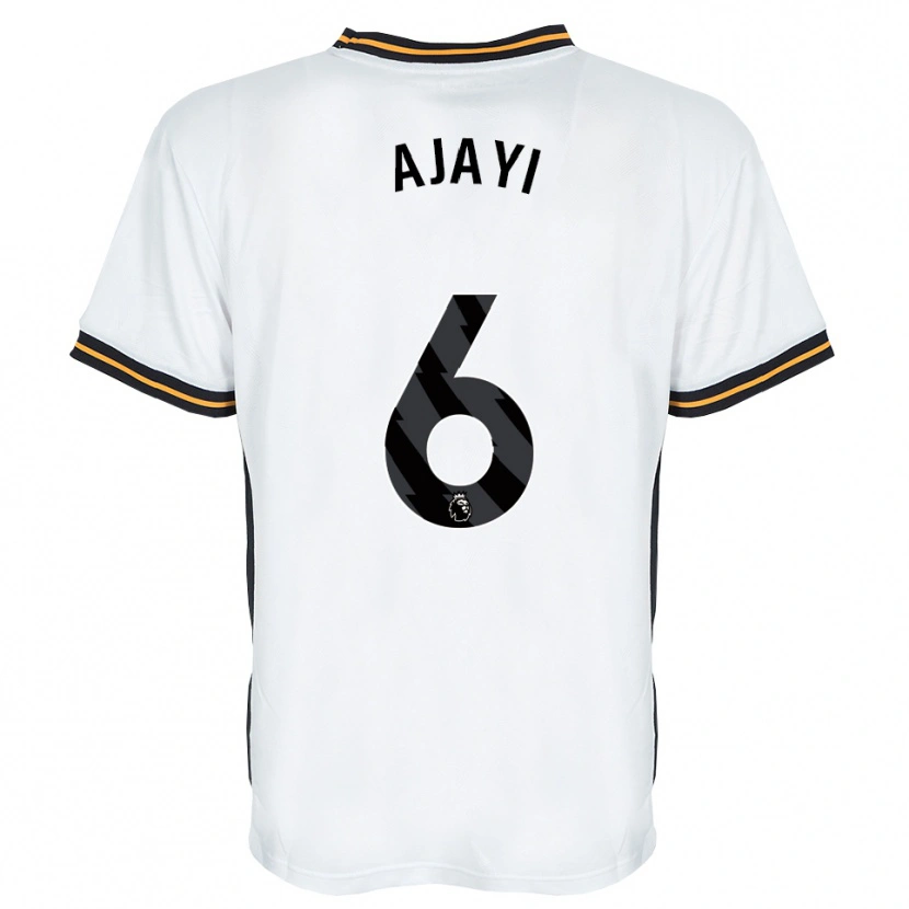 Danxen Niño Camiseta Semi Ajayi #6 Blanco Naranja Negro 2ª Equipación 2026/27 La Camisa México