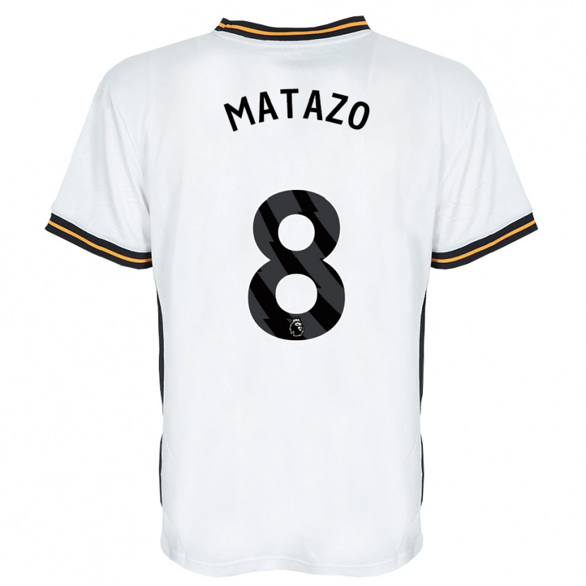 Danxen Niño Camiseta Eliot Matazo #8 Blanco Naranja Negro 2ª Equipación 2026/27 La Camisa México